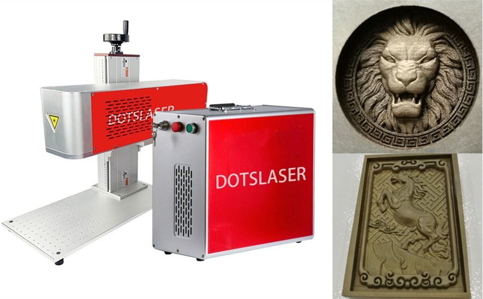 Marker laser cu suprafață curbată 3D