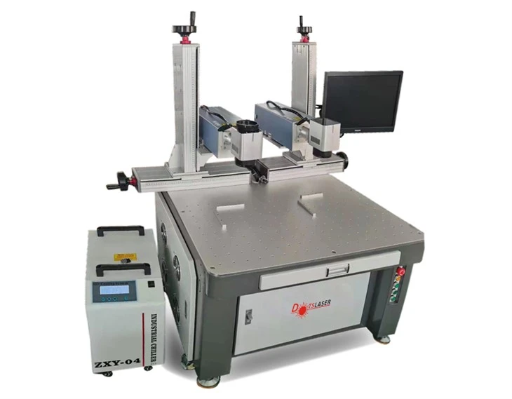 Marker cu laser UV cu două capete