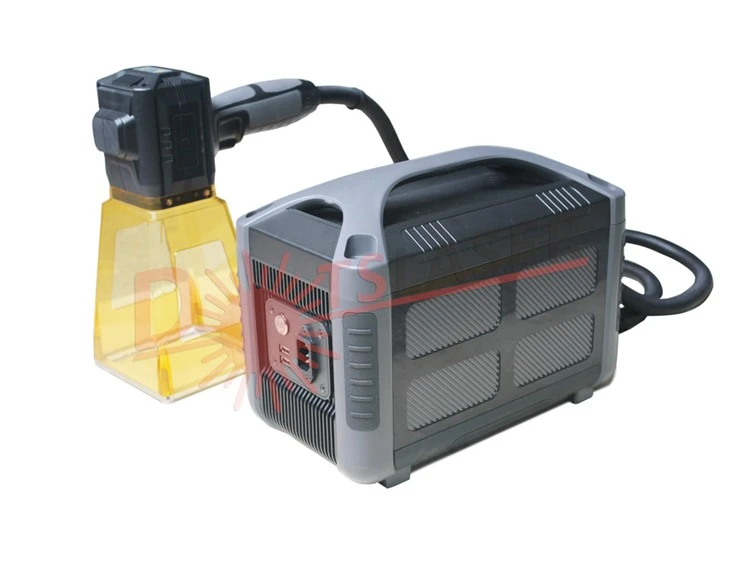 Mașină mică de mână cu laser cu fibre