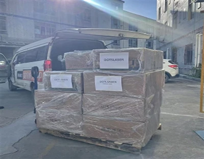 Livrare pe aparat portabil cu laser