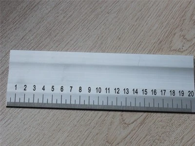 Ruler's numbers  was engraved by laser machine
